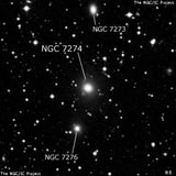 NGC 7274 - эллиптическая галактика. Описание NGC 7274:, Галактика в созвездии Ящерица