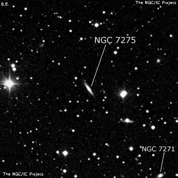 NGC 7275 - спиральная галактика. Описание NGC 7275:, Галактика в созвездии Пегас