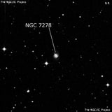 NGC 7278 - спиральная галактика с баром. Описание NGC 7278:, Галактика в созвездии Тукан