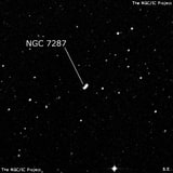 NGC 7287 - две звезды. Описание NGC 7287:, Галактика в созвездии Водолей