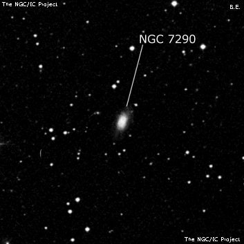 NGC 7290 - галактика. Описание NGC 7290:, Галактика в созвездии Пегас
