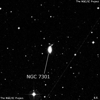 NGC 7301 - спиральная галактика с баром. Описание NGC 7301:, Галактика в созвездии Водолей