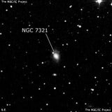 NGC 7321 - спиральная галактика с баром. Описание NGC 7321:, Галактика в созвездии Пегас