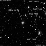 NGC 7340 - галактика. Описание NGC 7340:, Галактика в созвездии Пегас