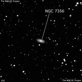 NGC 7356 - галактика. Описание NGC 7356:, Галактика в созвездии Пегас