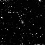 NGC 7369 - спиральная галактика. Описание NGC 7369:, Галактика в созвездии Пегас