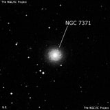 NGC 7371 - спиральная галактика с баром. Описание NGC 7371:, Галактика в созвездии Водолей