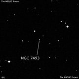 NGC 7493 - одиночная звезда. Описание NGC 7493:, Двойная звезда в созвездии Рыбы