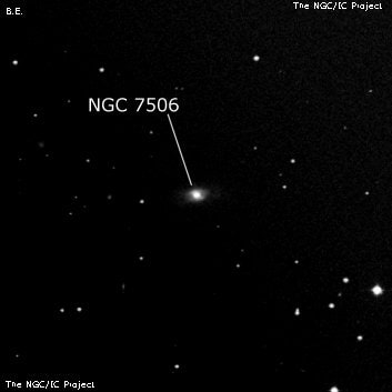 NGC 7506 - линзовидная галактика. Описание NGC 7506:, Галактика в созвездии Рыбы