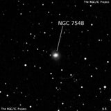NGC 7548 - спиральная галактика с баром. Описание NGC 7548:, Галактика в созвездии Пегас