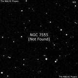 NGC 7555 - по указанным Генри Дрейером координатам, объект повторно не найден; . Описание NGC 7555:, Объект глубокого космоса в созвездии Пегас