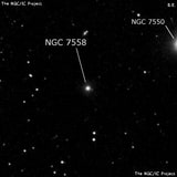 NGC 7558 - галактика. Описание NGC 7558:, Галактика в созвездии Пегас