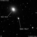 NGC 7617 - линзовидная галактика. Описание NGC 7617:, Галактика в созвездии Рыбы