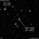 NGC 7638 - спиральная галактика. Описание NGC 7638:, Галактика в созвездии Пегас