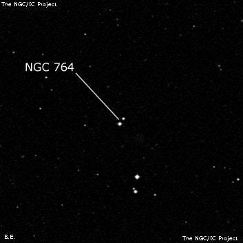 NGC 764 - две звезды. Описание NGC 764:, Двойная звезда в созвездии Кит