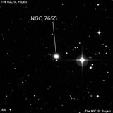 NGC 7655 - линзовидная галактика. Описание NGC 7655:, Галактика в созвездии Индеец