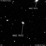 NGC 7672 - спиральная галактика. Описание NGC 7672:, Галактика в созвездии Пегас