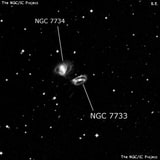 NGC 7733 - спиральная галактика с баром. Описание NGC 7733:, Галактика в созвездии Тукан