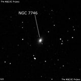 NGC 7746 - линзовидная галактика. Описание NGC 7746:, Галактика в созвездии Рыбы