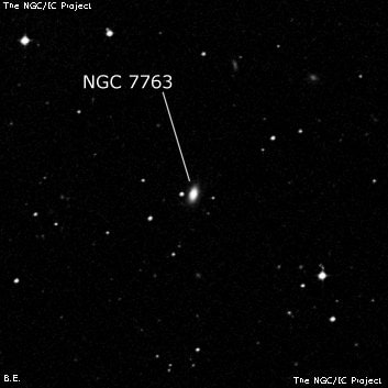 NGC 7763 - галактика. Описание NGC 7763:, Галактика в созвездии Водолей