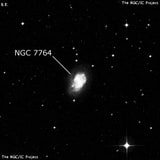 NGC 7764 - спиральная галактика с баром. Описание NGC 7764:, Галактика в созвездии Феникс