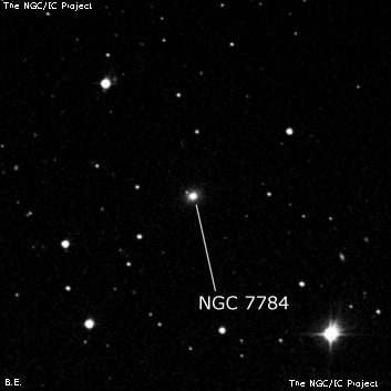 NGC 7784 - галактика. Описание NGC 7784:, Галактика в созвездии Пегас