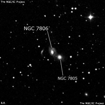 NGC 7806 - галактика. Описание NGC 7806:, Галактика в созвездии Пегас