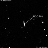 NGC 781 - спиральная галактика. Описание NGC 781:, Галактика в созвездии Овен