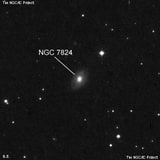 NGC 7824 - галактика. Описание NGC 7824:, Галактика в созвездии Рыбы