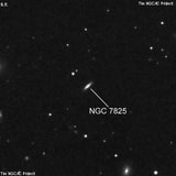NGC 7825 - спиральная галактика с баром. Описание NGC 7825:, Галактика в созвездии Рыбы