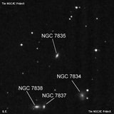 NGC 7835 - галактика. Описание NGC 7835:, Галактика в созвездии Рыбы