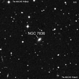 NGC 7836 - галактика неправильной формы. Описание NGC 7836:, Галактика в созвездии Андромеда