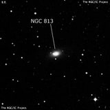 NGC 813 - спиральная галактика с баром. Описание NGC 813:, Галактика в созвездии Южная Гидра