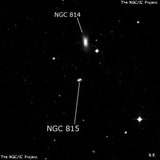 NGC 815 - галактика. Описание NGC 815:, Галактика в созвездии Кит