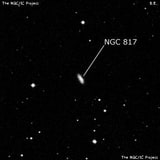 NGC 817 - галактика. Описание NGC 817:, Галактика в созвездии Овен