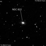 NGC 822 - эллиптическая галактика. Описание NGC 822:, Галактика в созвездии Феникс