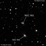 NGC 901 - галактика. Описание NGC 901:, Галактика в созвездии Овен