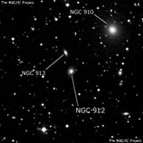 NGC 912 - галактика. Описание NGC 912:, Галактика в созвездии Андромеда