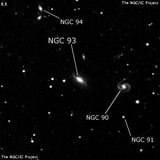 NGC 93 - спиральная галактика. Описание NGC 93:, Галактика в созвездии Андромеда