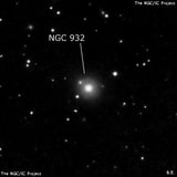 NGC 932 - спиральная галактика. Описание NGC 932:, Галактика в созвездии Овен