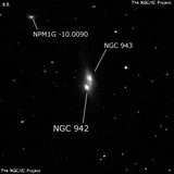 NGC 942 - линзовидная галактика. Описание NGC 942:, Галактика в созвездии Кит