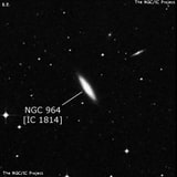 NGC 964 - галактика. Описание NGC 964:, Галактика в созвездии Печь