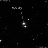 NGC 966 - галактика. Описание NGC 966:, Галактика в созвездии Кит