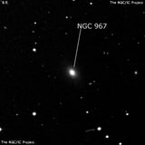NGC 967 - галактика. Описание NGC 967:, Галактика в созвездии Кит