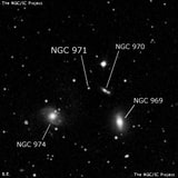 NGC 971 - одиночная звезда. Описание NGC 971:, Двойная звезда в созвездии Треугольник