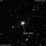 NGC 978 - галактика. Описание NGC 978:, Галактика в созвездии Треугольник
